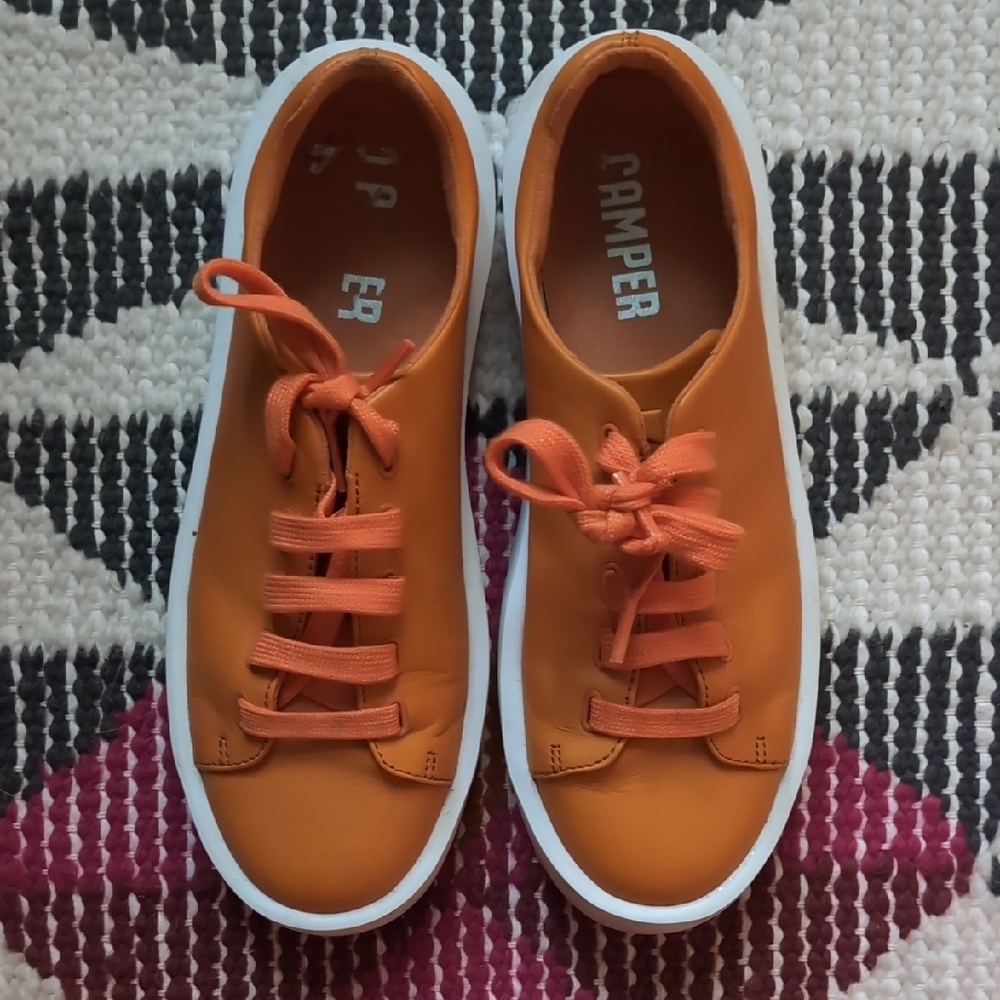 Camper Women's Orange Sneakers